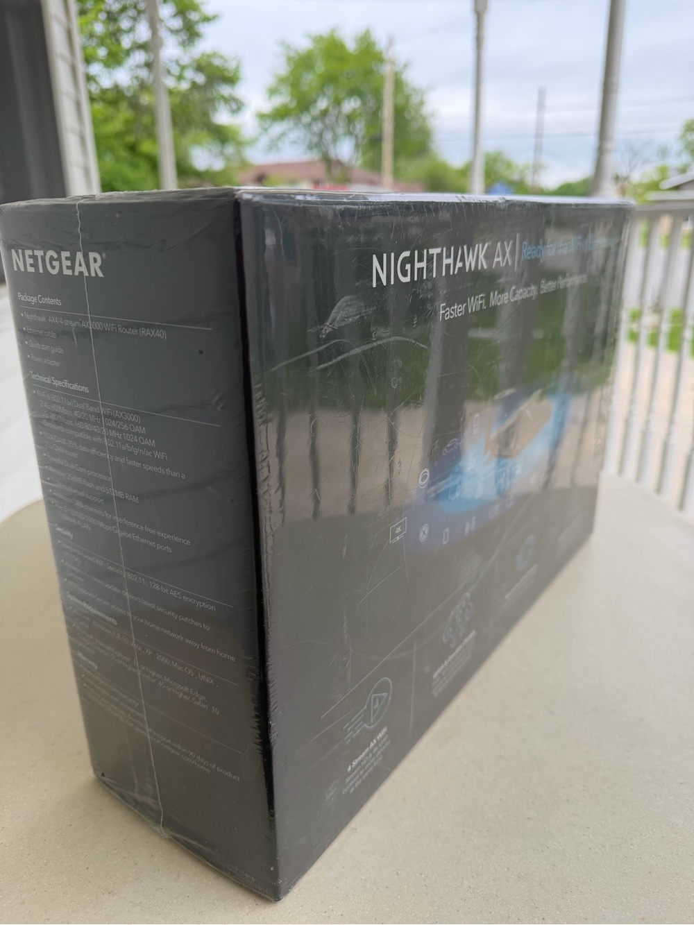 NETGEAR Router Nighthawk RAX40 4 Stream WiFi 6 AX3000 | Factory Sealed - Picture 2 of 8